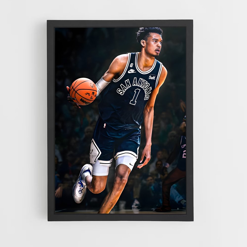 Poster Spurs Legend – affiche Basketball (vue 2)